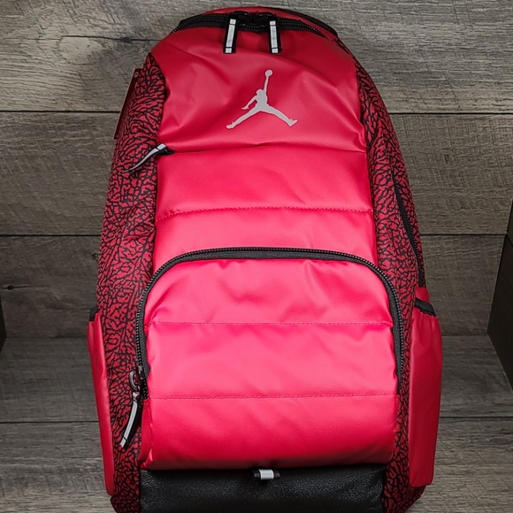 pink jordan backpack